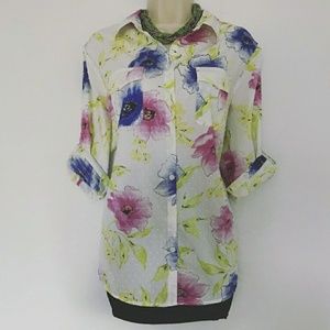Button Down Blouse Perfect for Summer